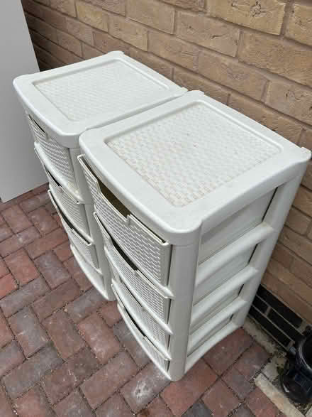 Photo of free Plastic shelving units (Rackheath) #2