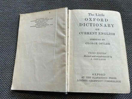 Photo of free 1948 little Oxford dictionary (Wells BA5) #1