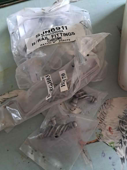 Photo of free New chrome kitchen door fittings (Melksham forest area) #1