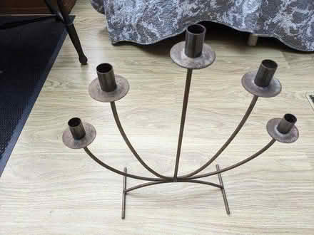 Photo of free Shabby Chic rusty candle holder (Finchampstead RG40) #1