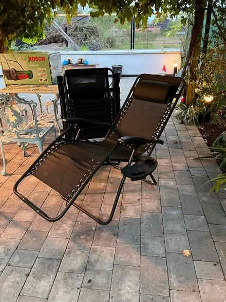 Photo of free Set of two garden sun loungers (Lode, CB25 NorthEast Cambridge) #1