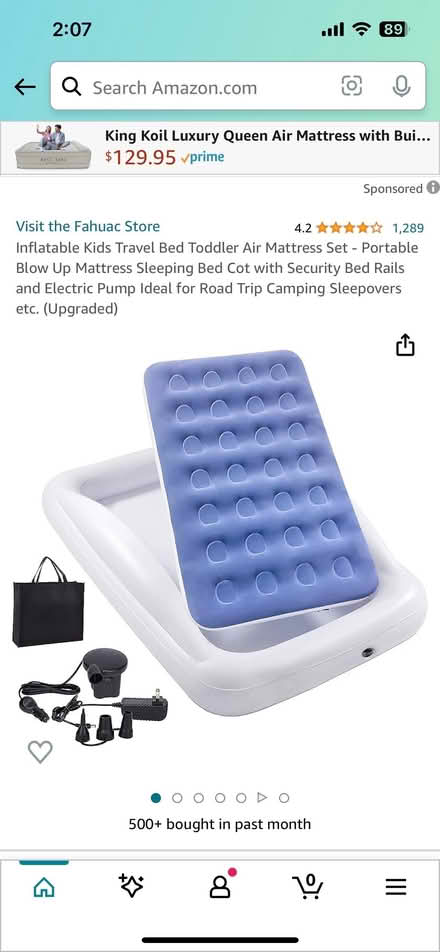 Photo of free inflatable mattress for child (Bronx - 10471) #1