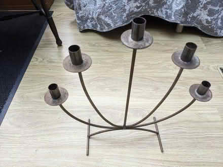 Photo of free Shabby Chic rusty candle holder (Finchampstead RG40) #1
