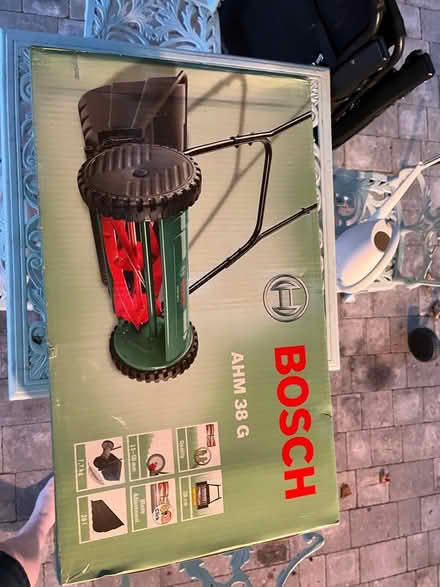 Photo of free Bosch AHM 38 manual lawn mover (Lode, CB25 NorthEast Cambridge) #1