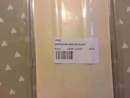 Photo of free Black knob handle (Presteigne LD8) #1