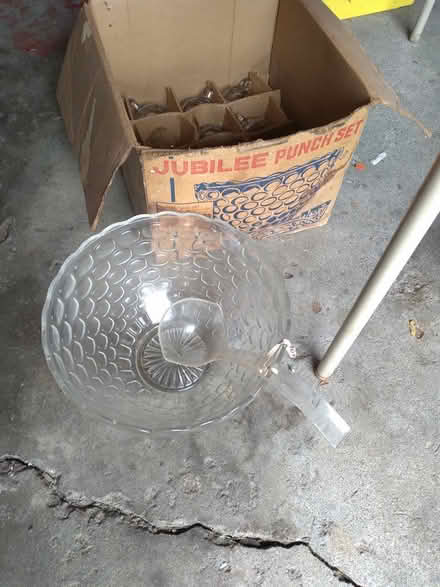 Photo of free Vtg Jubilee Punch Bowl Set-Orig Box (Garfield NJ) #1