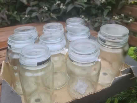 Photo of free 9 storage jars (St Just TR19) #1