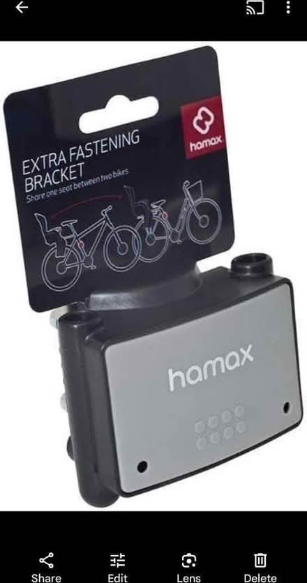 Photo of Child's bike seat frame adapter (Selhurst, CR0) #1