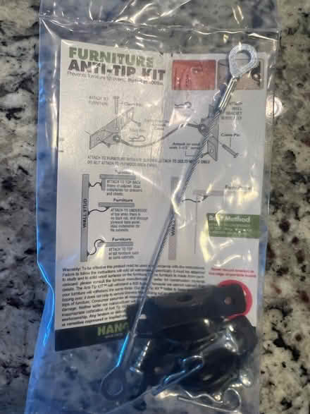 Photo of free Anti tip kit (Marriottsville) #1