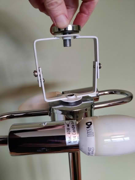 Photo of free Chrome standard lamp base (Wirksworth, DE4) #2