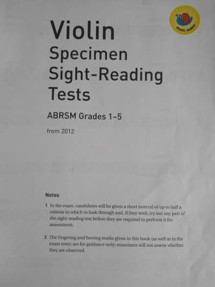 Photo of free Violin music/exam books (Girton CB3) #2
