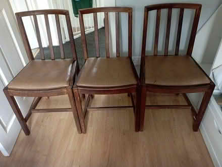 Photo of free Teak dining chairs x 3 (Crawcrook) #1