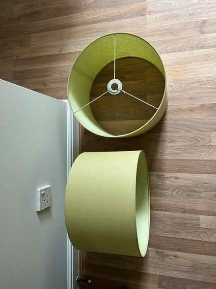 Photo of free 2 large lampshades (Tooting SW17) #2
