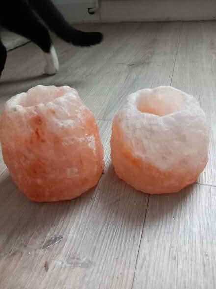 Photo of free 2 x salt lamp tea light holders (OL12) #1