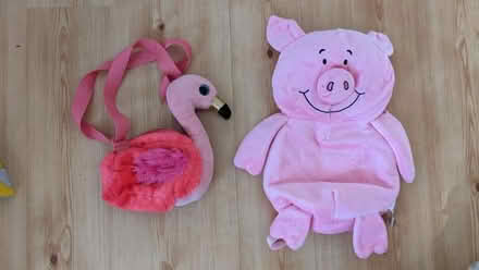 Photo of free Percy pig backpack and a flamingo purse (Abingdon-on-Thames OX14) #1
