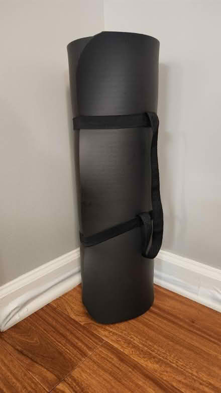 Photo of free Black yoga mat, 1/2in thick (King Farm) #1