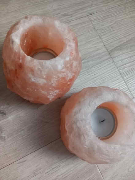 Photo of free 2 x salt lamp tea light holders (OL12) #2