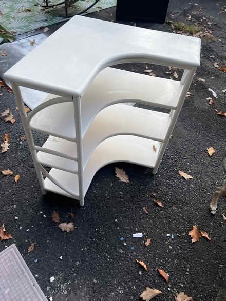 Photo of free Corner shelf unit (102 n Washington Ave hartsd) #1