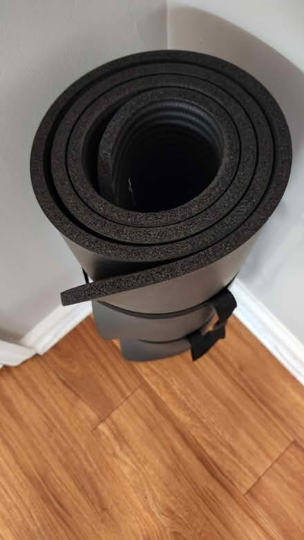 Photo of free Black yoga mat, 1/2in thick (King Farm) #2