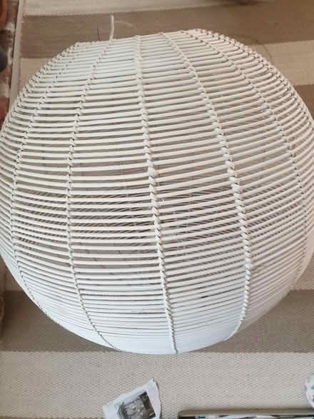 Photo of free Large cane rattan lightshade ex con (Wargrave RG10) #2