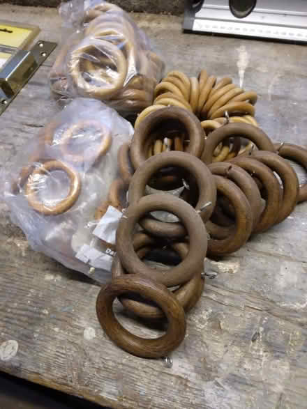 Photo of free Wooden curtain rings (Penarth CF64) #1