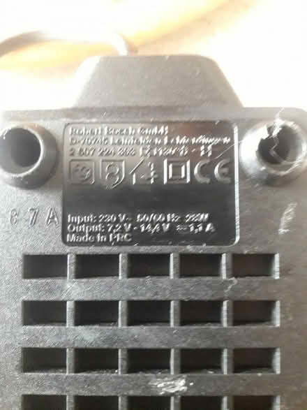 Photo of free Bosch battery charger 7.2 to 14V (Bradway S17) #1