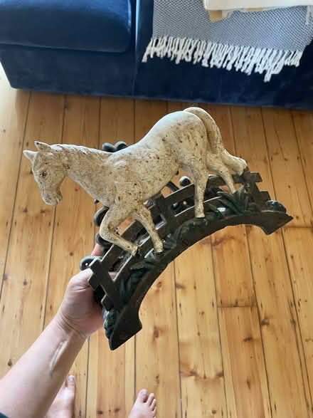Photo of free Victorian Iron Horse Door Stop (BN3) #1