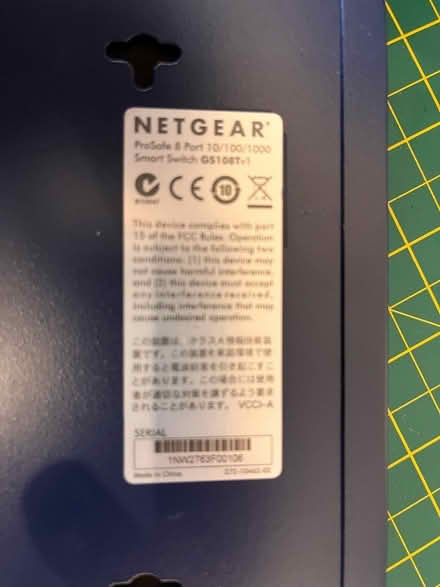 Photo of free 8port managed gigabit switch GS108T (Lode, CB25 NorthEast Cambridge) #1