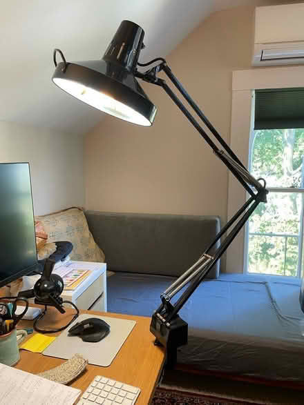 Photo of free Desk lamp, adjustable w 2 bulbs (Watertown near Belmont) #2