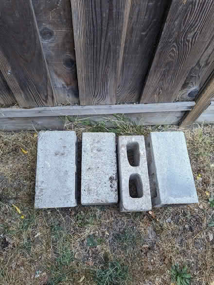 Photo of free Garden edging, cinder blocks, rocks (San Carlos) #3