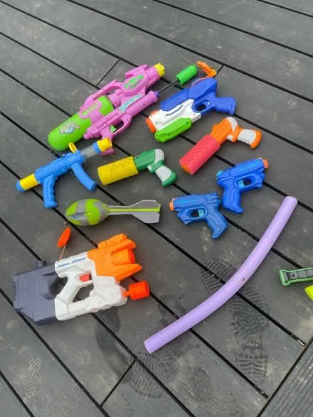 Photo of free Many nerf gun water pistols (Burpham surrey) #1
