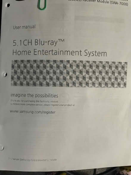 Photo of free Blu-ray player and surround sound (Catonsville) #3