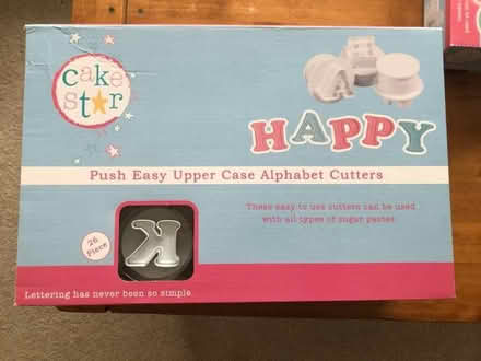 Photo of free Home Baking, Cake Icing Cutters - Numbers & Letters (Twyford RG10) #1