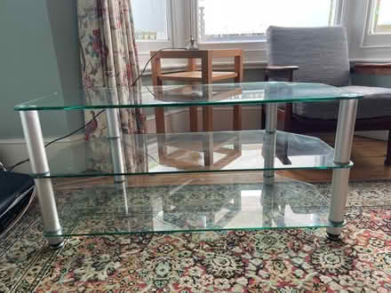 Photo of free Large Glass TV/AV stand (Brixton, SW4) #3