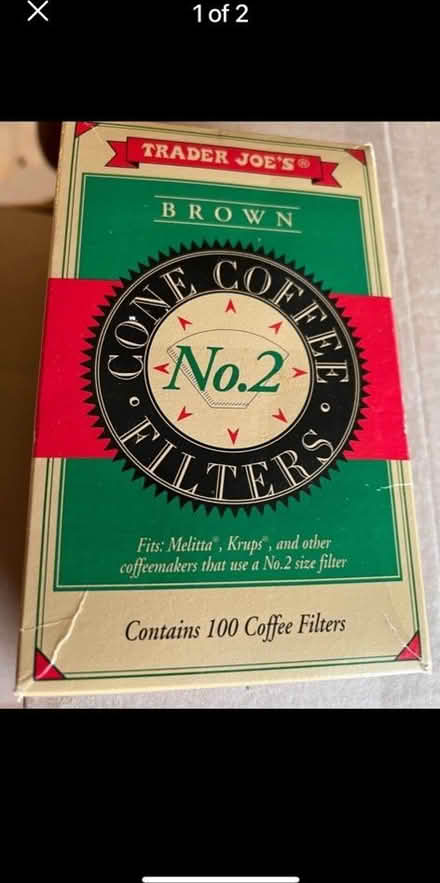 Photo of free Coffee Filters #2 (germantown, md) #1