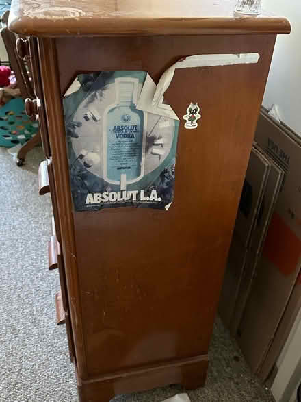 Photo of free Wood dresser 4 drawer (Bristol) #1