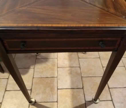 Photo of free Mahogany games table (Baldock (SG7)) #1
