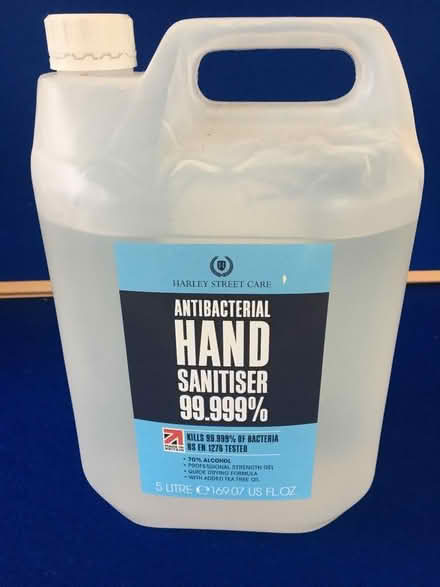 Photo of free 5L bottle of antibacterial hand sanitizer gel (Horsford NR10) #1