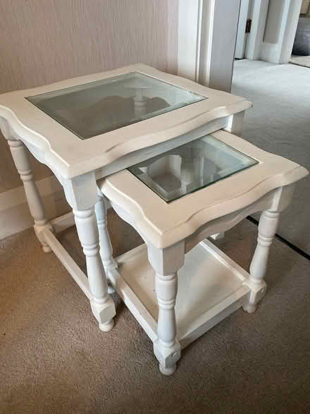 Photo of free Set of side tables painted (Moreton, Wirral) #1