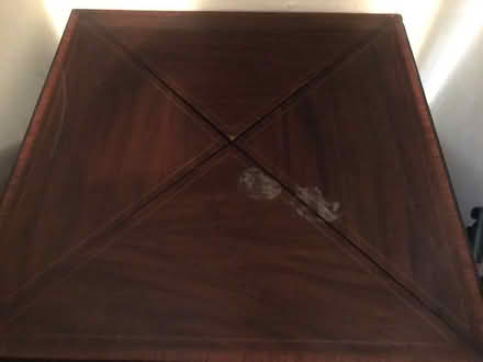 Photo of free Mahogany games table (Baldock (SG7)) #4