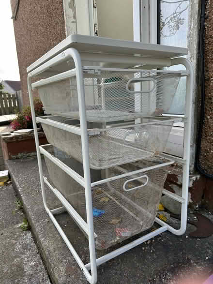 Photo of free Three drawer unit (Pollok, Glasgow) #1
