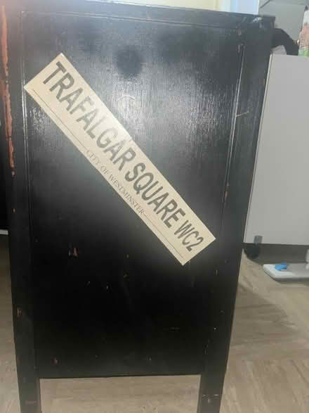Photo of free Up cycled black bedside cabinet (Hasland S41) #2