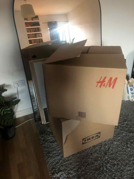 Photo of free Two large cardboard boxes formoving (Clapton E5) #1