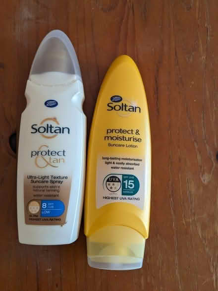 Photo of free Sun lotion bottles (Haghill G31) #1
