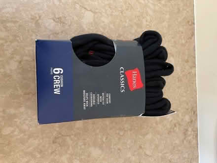 Photo of free men's socks, black (Mohegan Lake) #1