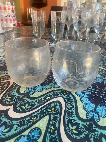 Photo of free Plastic wine glasses (Bancroft Ave near Lee Ave) #1