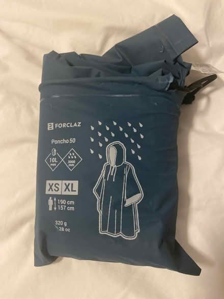 Photo of free waterproof poncho in carry bag (E9) #1