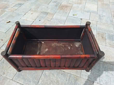 Photo of free Bamboo planter box (Tarpon Springs) #2