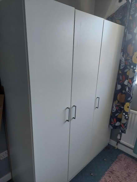 Photo of free 3 door ikea wardrobe (Little Heath RG31) #1