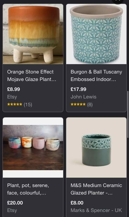 Photo of LARGE decorative/nursery pots (E9) #1